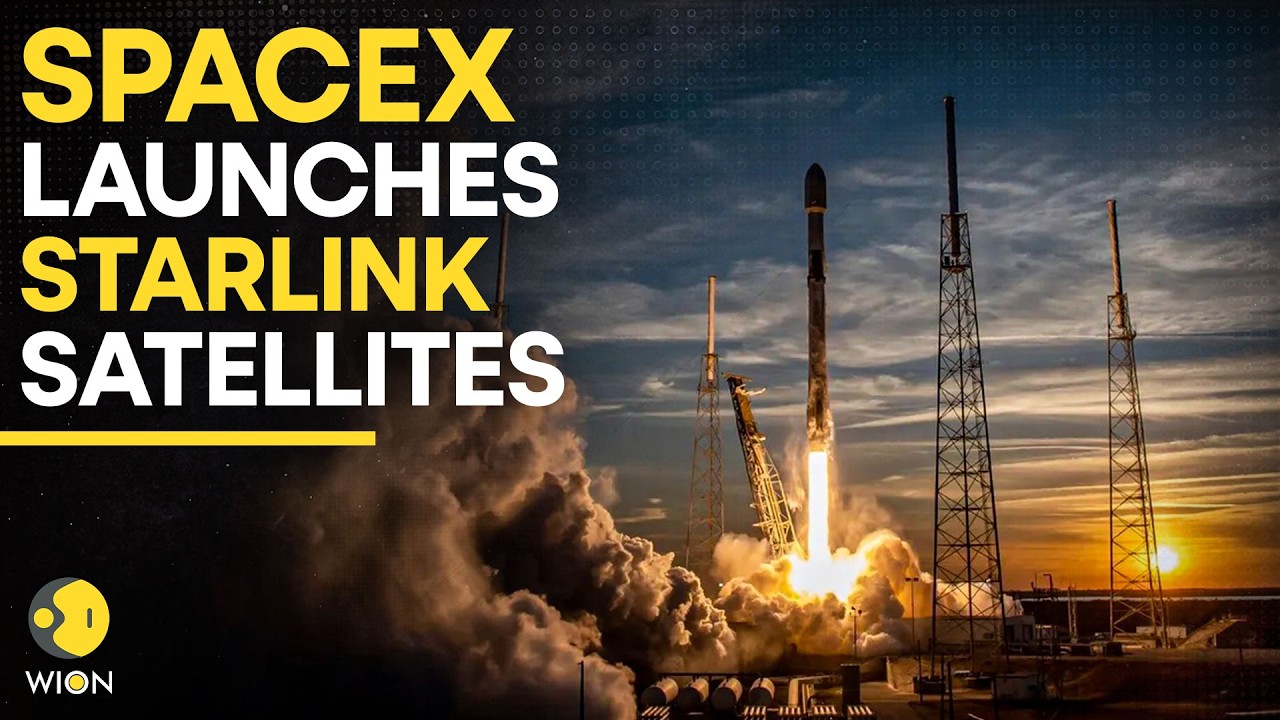 SpaceX LIVE: SpaceX Launches Another Batch of Starlink Satellites | WION Live