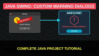 Java Swing Project: How To Make a Unique Warning Dialog with Hexagon Grid For Your Java Projects