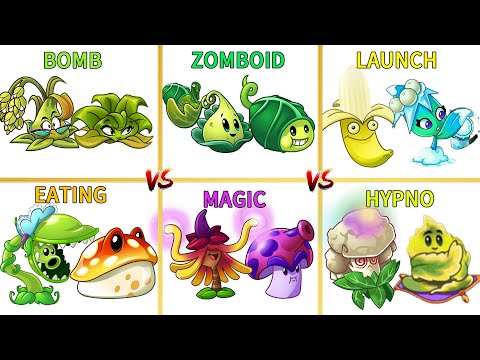 Pvz 2 Gameplay | Random 7 Best Pair Plants Challenge - Which Team Plant Will Win ? - Plant Vs Plant