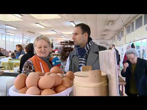 Degustacija domacih mlecnih proizoda na pijacu u Bloku 44 - DJS - (TV Happy 19.10.2019)
