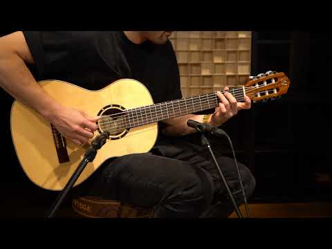 Ortega R121G-3/4 Family Series Cedar Top Mahogany Neck 3/4 Size Nylon 6-String Classical Acoustic Guitar w/Gig Bag image 10