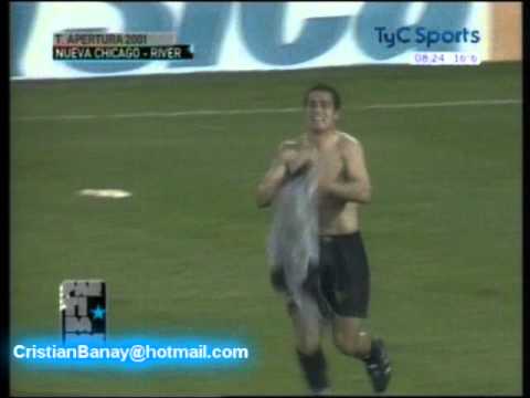 Nueva Chicago 2 River 1 Apertura 2001 Los goles (Resumen Completo)