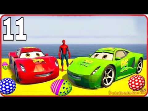 Cars 3 Fabulous McQueen Stunt Jump UnderWater #11 Ramps Storm Cruz Ramirez 3D Models Tow Mater