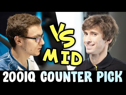 Miracle 200 IQ COUNTER PICK vs Dendi on mid