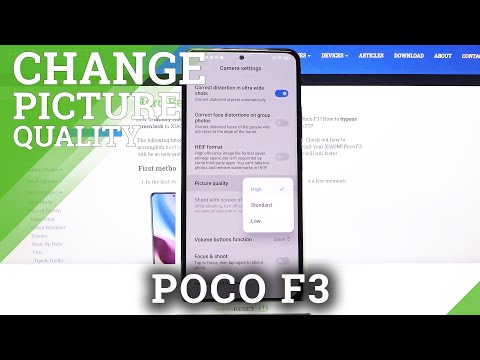 How to Change Image Quality on XIAOMI POCO F3 – Adjust Photo Quality
