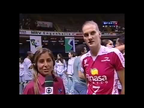 23 pontos - Mari Steinbrecher vs Minas Final 2003/2004 + entrevista