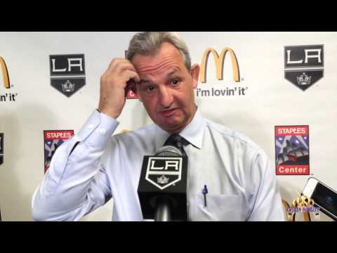 LA Kings Head Coach Darryl Sutter vs. San Jose, December 27, 2014