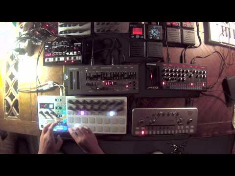 SH-01A TT-303 JX-03 Volca Kick - Live Techno Jam - 2018-04-10
