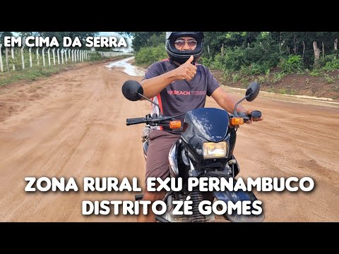 Distrito Zé Gomes,Exu Pernambuco zona rural em cima da serra tudo verde! tá lindo de ver