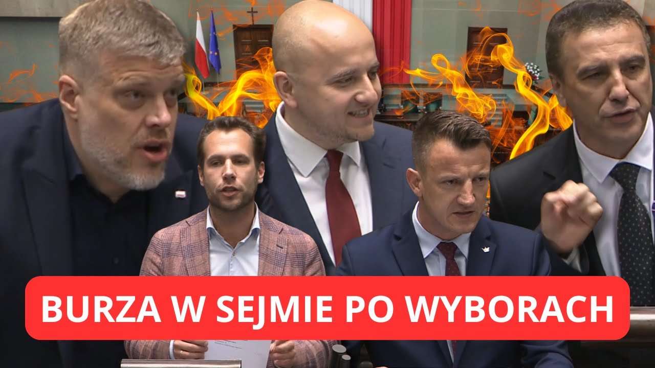 BURZA W SEJMIE PO WYBORACH