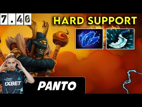 Panto Shadow Shaman Hard Support -  Dota 2 Patch 7.40 Pro Player Full Gameplay