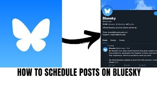 How to schedule posts on Bluesky