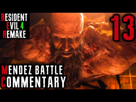Let's Get Ugly: Resident Evil 4 Remake Walkthrough Part 13 - Leon Vs Mendez Boss Battle