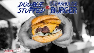 Epic Double Stuffed Steakhouse Burgers | SAM THE COOKING GUY 4K