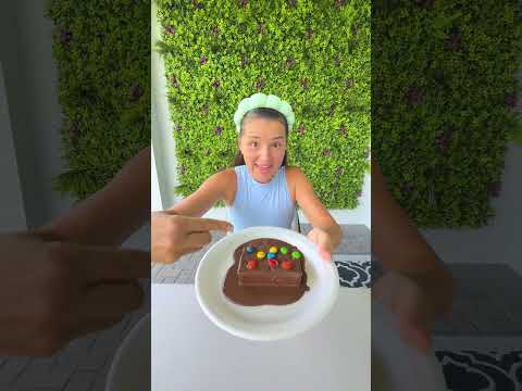 Chocolate Sponge Cake Prank 😳🍰😆 #shorts #khamitovy #martaandrustam