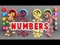 Count Numbers 1 To 10 For Toddlers With A Lot Of 3D Candy Surprise Eggs