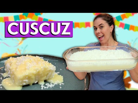 CUSCUZ DE TAPIOCA DOCE|SEM USAR O FORNO| MUITO FÁCIL E CREMOSO!