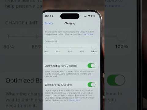 New Battery Charging Settings for iPhone 🪫🔋