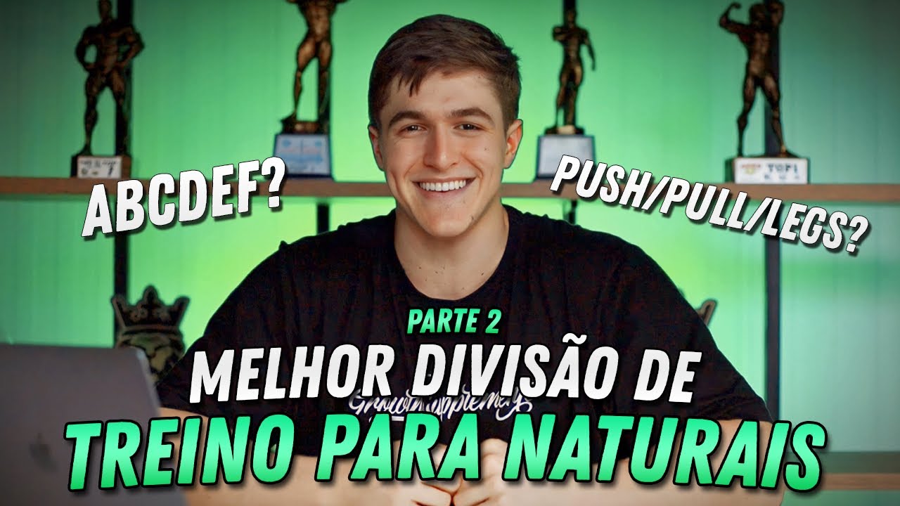MELHOR DIVISÃO DE TREINOS PARA NATURAIS!!! #02 😱🌱