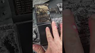 Ovika, Enigma Goliath custom engraved metal mtg card!