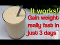 HOW TO GAIN WEIGHT FAST FOR SKINNY GIRLS And GUYS Gain Weight In Just 3days Healthy Weight Gain