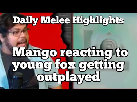 Daily Melee Highlights: Mango reacting to young fox getting outplayed
