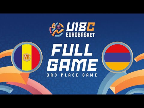 3RD PLACE | Andorra v Armenia | Full Basketball Game | FIBA U18 EuroBasket 2025 Division C