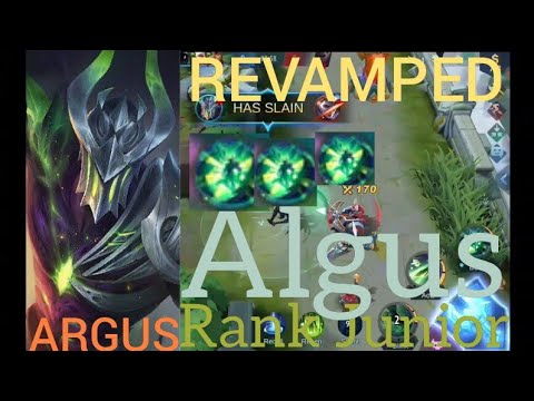 Argus New Revamped MVP Gameplay! - Argus Algus - MLBB