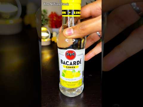 Bacardi Limon Rum Cocktail🍹#bacardi #rum #alcohol #viral #trending