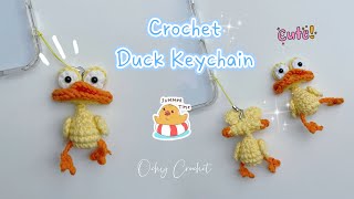 Cute Duck Keychain Crochet 🐥 | Easy Amigurumi Tutorial | Hướng Dẫn Móc Móc Khóa Con Vịt Siêu Dễ
