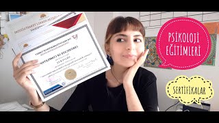 Şu ana Kadar Aldığım Test & Terapi Eğitimleri | Psikoloji Eğitimleri