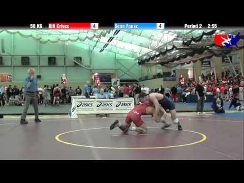 Bill Crisco vs. Sean Fausz at 2013 FILA Cadet Nationals - FS