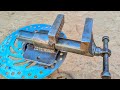 Only A Few People Know How To Make A Strong Iron Vise DIY Metal Vise