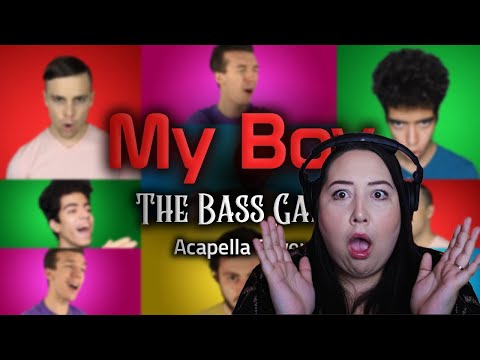 REACTING TO TOMI P & THE BASS GANG - MY BOY (BASS SINGER COVER)
