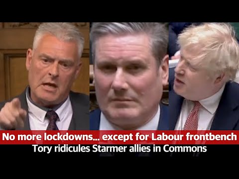 Tory humiliates Starmer allies in Commons: No more lockdowns... except for Labour frontbench !