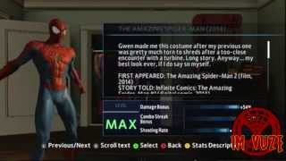The Amazing Spider-Man 2 Game: How to Unlock All Costumes (Xbox 360)