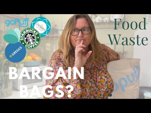 FOOD WASTE GROCERY SHOP | Using the TOO GOOD TO GO APP Starbucks, Greggs & More