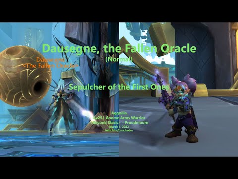 Dausegne, the Fallen Oracle (Normal), Aggnilia - Arms Warrior / Sepulcher of the First Ones