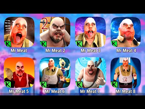 Mr Meat 1, 2, 3, 4, 5, 6, 7 & 8 Full Gameplay || Mr Meat 3 Gameplay | Mr Meat Horror Game | New Mod