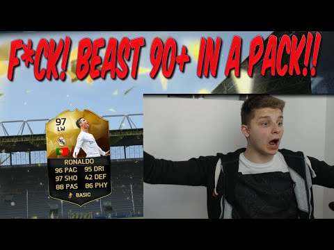 FIFA 16: F*CK!! BEAST 90+ IN A PACK OPENING (DEUTSCH) - FIFA 16 ULTIMATE TEAM - RONALDO & MESSI IF