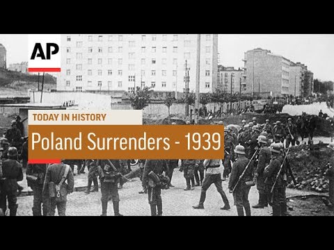 WWII: Poland Surrenders - 1939 | Today in History | 27 Sept 16