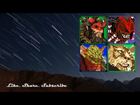 Dota Pixel Portraits - Beastmaster, Bloodseeker, Bounty Hunter, Brewmaster