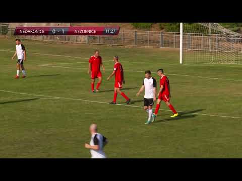 Fotbal Nedakonice Nezdenice 1 poločas