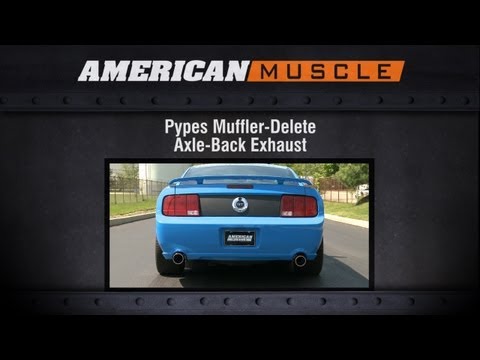 2005-2010 Mustang Pypes Exhaust Sound Clip Muffler-Delete Axle-Back (GT, GT500) Review