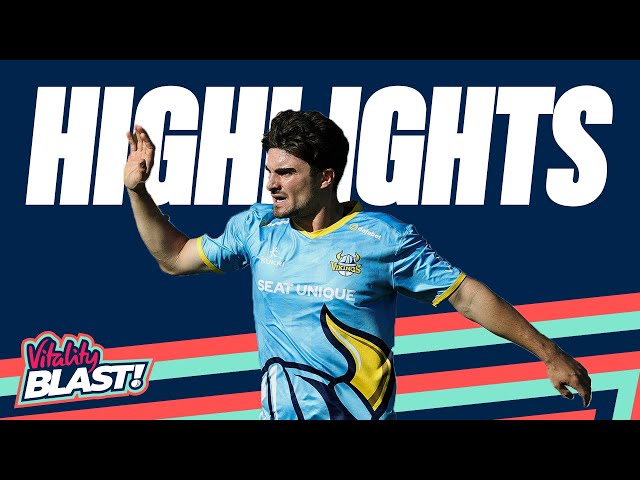 Terrific Thompson Picks up 4-Fer! | Birmingham v Yorkshire – Highlights | Vitality Blast 2024