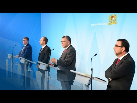 Pressekonferenz nach der Kabinettssitzung (25.10.2022) - Bayern