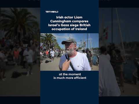 Irish actor Liam Cunningham compares Israel's Gaza siege British occupation of Ireland