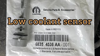 How to change your Low coolant sensor￼ on a ram 2500