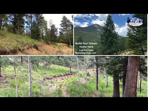 Just Listed: Dream Home Lot with Stunning Views in Crystal Park, Manitou Springs, CO 80829