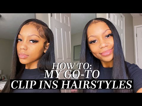 SUPER FLAT AND LIGHTWEIGHT CLIP IN EXTENSIONS! MY 2...